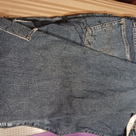 Lauren Ralph Lauren Blue Patchwork Jeans - Picture 7 of 8